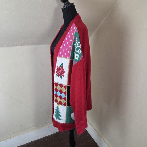 Celebrate Together Women's Christmas Cardigan Size 2X - Picture 3 of 12
